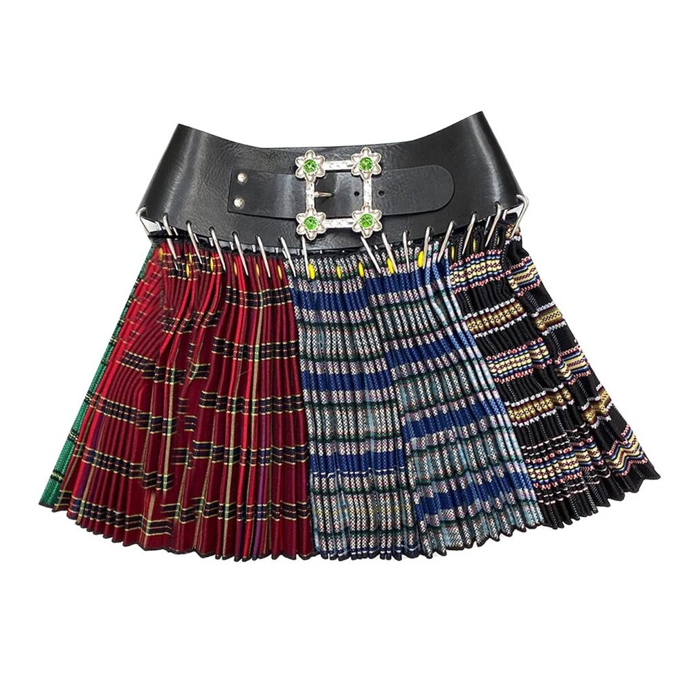 Mini jupe Carabinier - Tweed